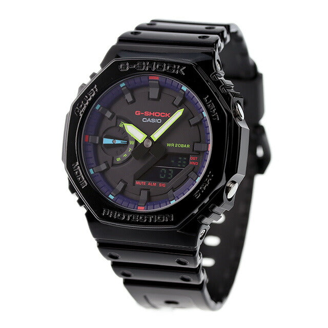 G-Shock Gee Shock G-SHOCK Quartz GA-2100RGB-1A Analog-Digital 2100 Men&