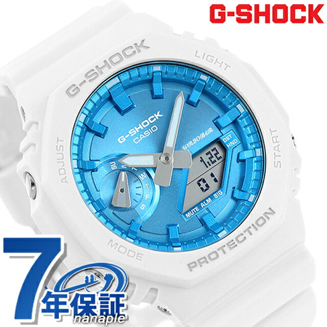 G-Shock Gee Shock G-Shock G-Shock GA-2100WS-7A宝贵的心脏选择2023模拟数字2100系列男士手表GA-2100WS-7ADR