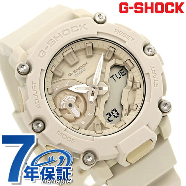 G-shock G-Shock GA-2200NC-7A模拟数字2200系列男士手表Casio 卡西欧 Anaddial GA-2200NC-7ADR