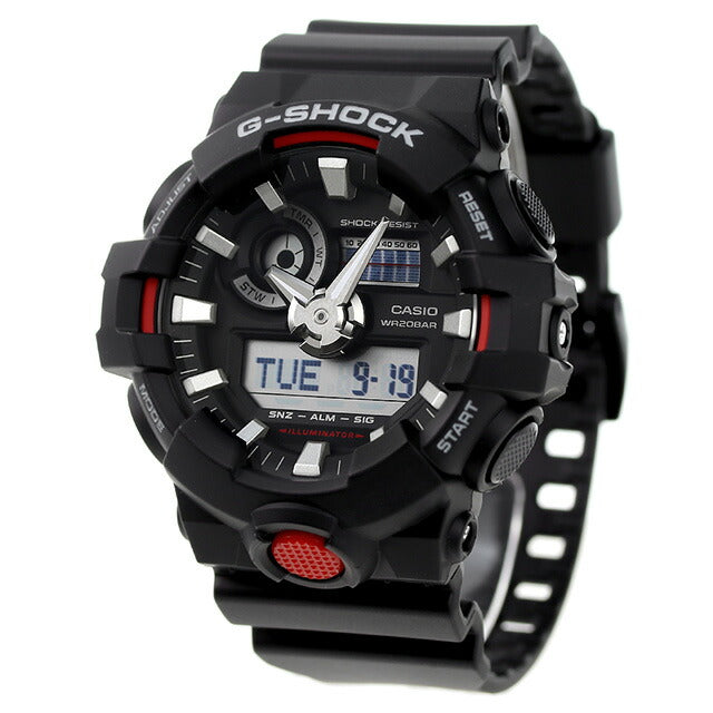 G-Shock G-Shock GA-700-1ADR男士手表品牌组合黑色钟表