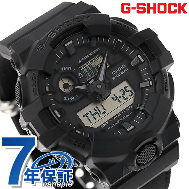 G-Shock GA-700BCE-1A模拟数字GA-700系列男士手表Casio 卡西欧 Anaddial GA-700BCE-1ADR