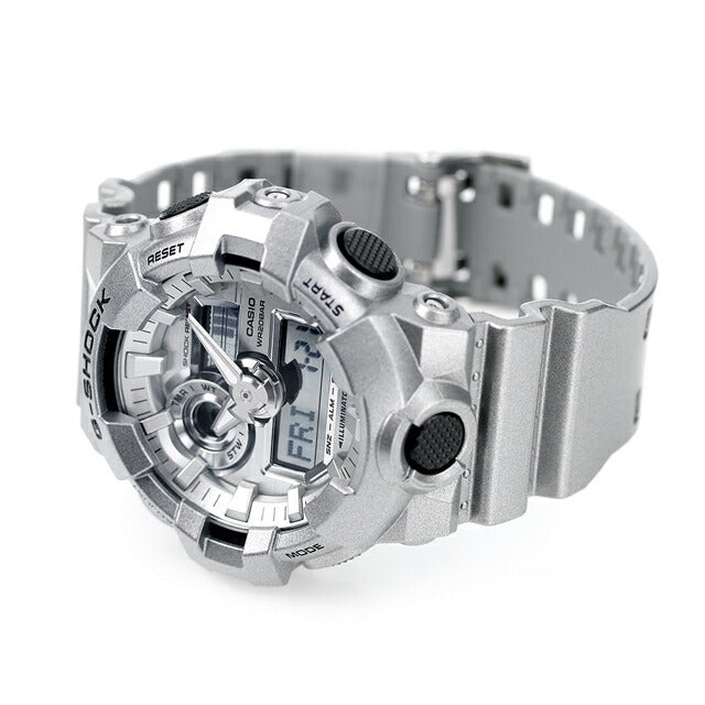 G-Shock GA-700FF-8A男士手表品牌Casio Anadisy银金属GA-700FF-8ADR