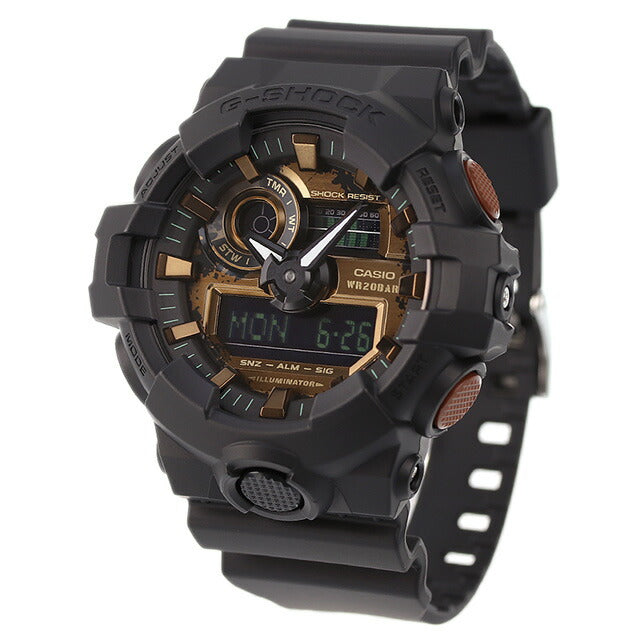 G-Shock Gee Shock G-Shock G-Shock GA-700RC-1A GA-700海外模特男士手表品牌Casio Anadige Bronze Black Black Black GA-700RC-1ADR