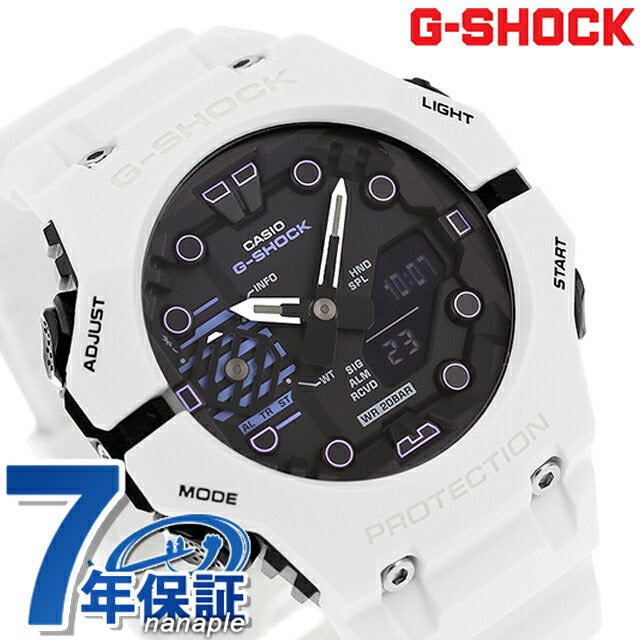 G-shock Geah shock g-shockk ga-b001sf-7a蓝牙男士手表品牌casio anadige黑色白色黑色GA-B001SF-7ADR