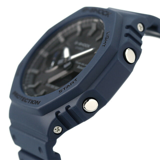 G-Shock Gee Shock G-Shock Solar GA-B2100-2A模拟数字2100蓝牙男士手表品牌黑色海军黑色Casio GA-B2100-2100-2ADR