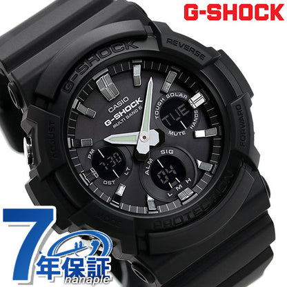 gショック ジーショック G-SHOCK 電波ソーラー メンズ 腕時計 ブランド GAW-100B-1AER オールブラック カシオ