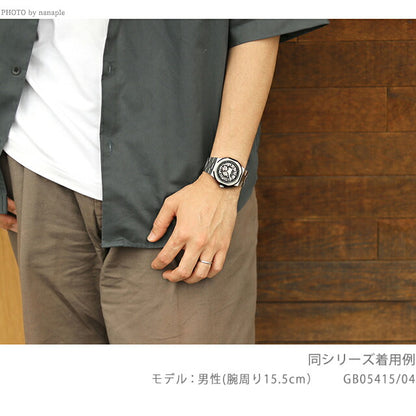 ロータリー リージェント クオーツ 腕時計 メンズ クロノグラフ ROTARY GB05450/65 サンレイブラック 黒 GB05450-65