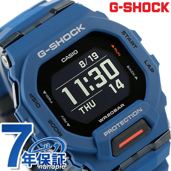 gショック ジーショック G-SHOCK ジースクワッド メンズ 腕時計 ブランド GBD-200-2DR ブラック ブルー カシオ