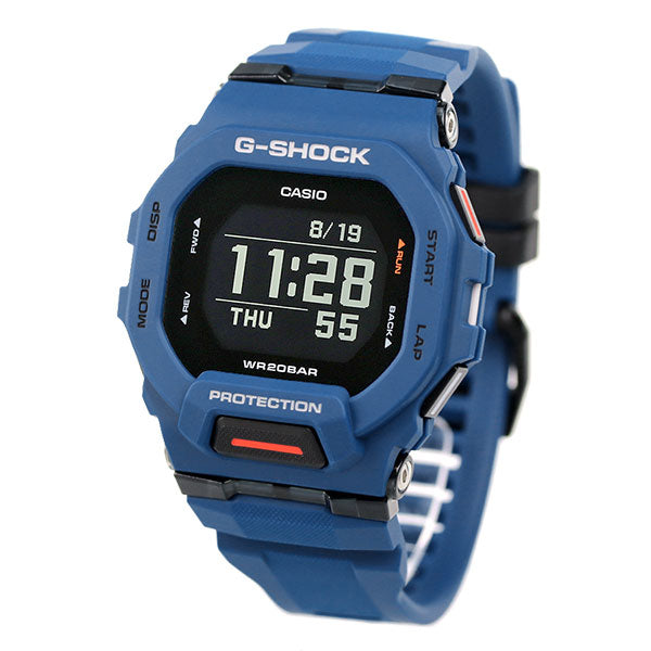 gショック ジーショック G-SHOCK ジースクワッド メンズ 腕時計 ブランド GBD-200-2DR ブラック ブルー カシオ