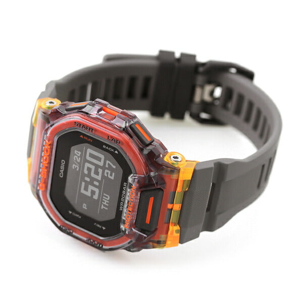 G-Shock Gee Shock G-SHOCK Watch Brand G-Squad GBD-200 World Time Quartz Men GBD-200SM-1A5DR Black Gray Casio