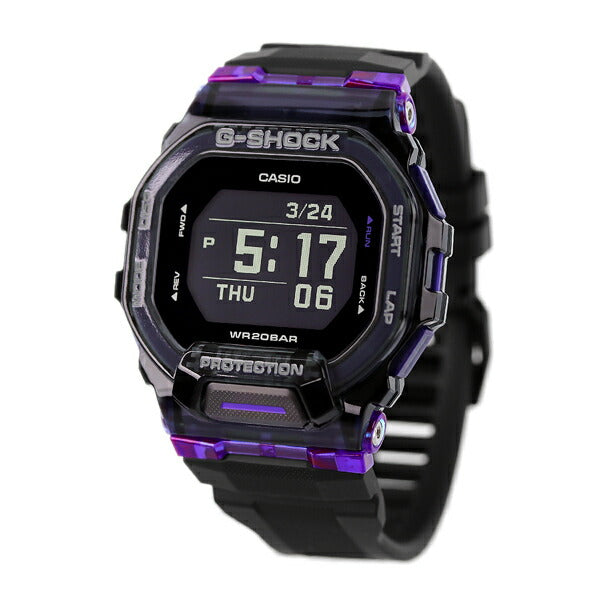 G-Shock G-SHOCK Watch Brand G-Squad GBD-200 World Time Quartz Men GBD-200SM-1A6DR Black Casio