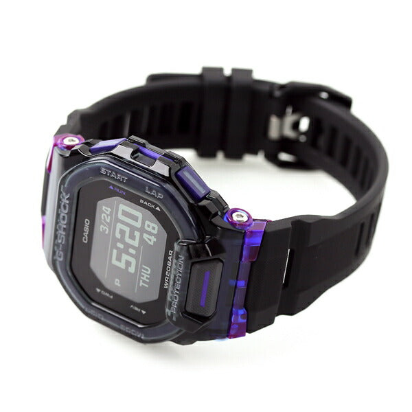 G-Shock G-SHOCK Watch Brand G-Squad GBD-200 World Time Quartz Men GBD-200SM-1A6DR Black Casio