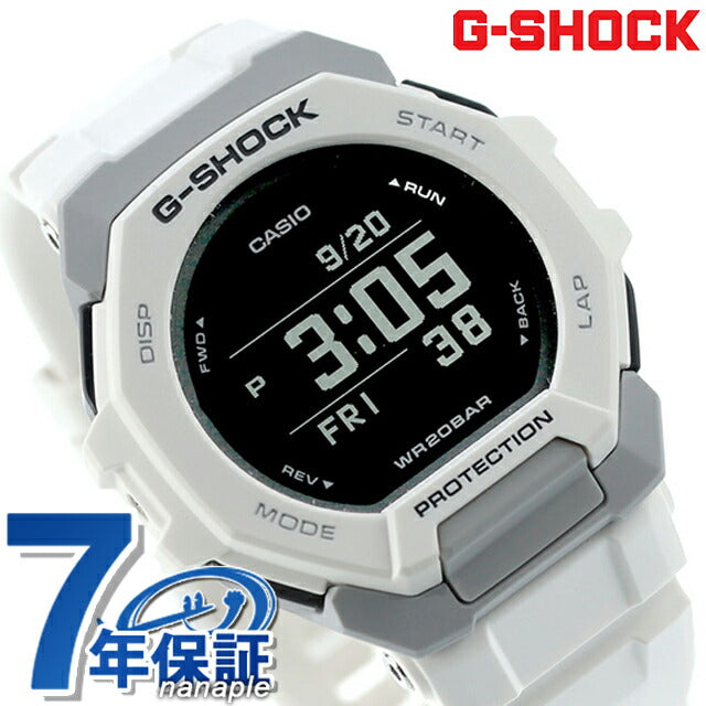 gショック ジーショック G-SHOCK GBD-300-7 G-SQUAD GBD-300シリーズ Bluetooth メンズ 腕時計 ブランド カシオ casio デジタル ホワイト 白 GBD-300-7DR
