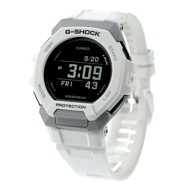 gショック ジーショック G-SHOCK GBD-300-7 G-SQUAD GBD-300シリーズ Bluetooth メンズ 腕時計 ブランド カシオ casio デジタル ホワイト 白 GBD-300-7DR