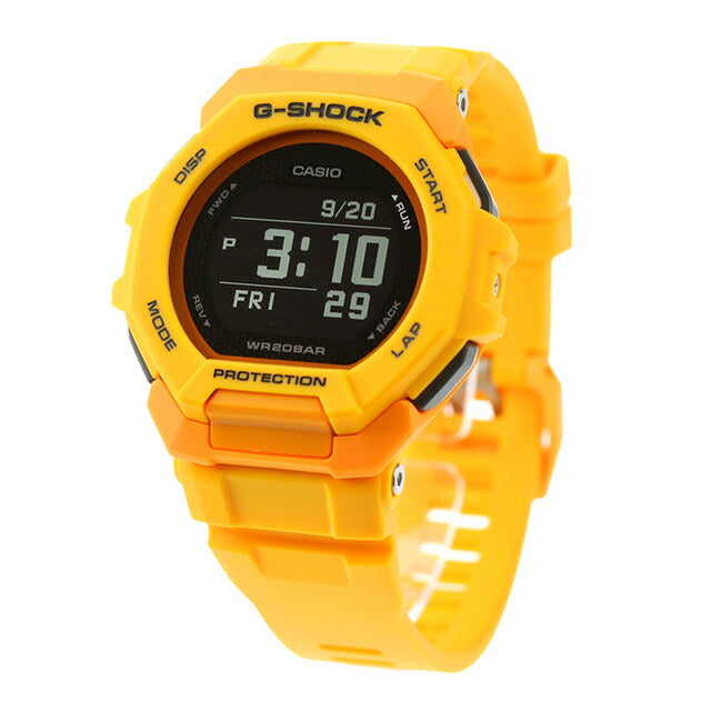 gショック ジーショック G-SHOCK GBD-300-9 G-SQUAD GBD-300シリーズ Bluetooth メンズ 腕時計 ブランド カシオ casio デジタル イエロー GBD-300-9DR