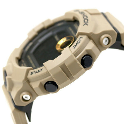 G-Shock G-Squad GBD-800男士手表品牌GBD-800UC-5DR黑色黑色米色Casio