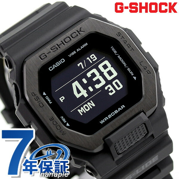 G-shock G-shock G-shock g ride Quartz男士数据潮汐图男士手表GBX-100NS-1DR ALL BLACKCASIO CASIO