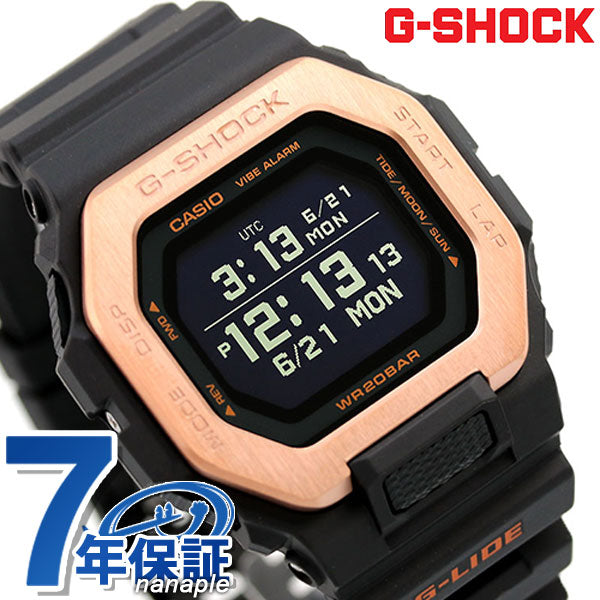 G-shock G-shock手表G-ride蓝牙月球数据tydograph Men GBX-100NS-4DR Casio Casio