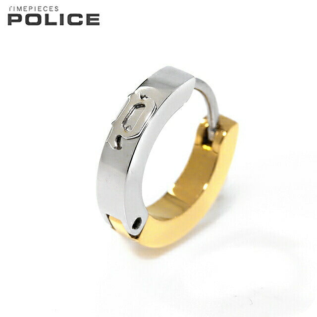ポリス ピアス メンズ ブランド ステンレススチール フープ 片耳用 GE2102529 シルバー ゴールド アクセサリー GE2102529