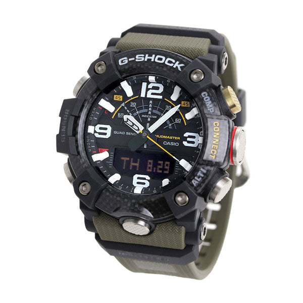 gショック ジーショック G-SHOCK アナデジ GG-B100 マッドマスター GG-B100-1A3DR 腕時計 ブラック グリーン カシオ CASIO