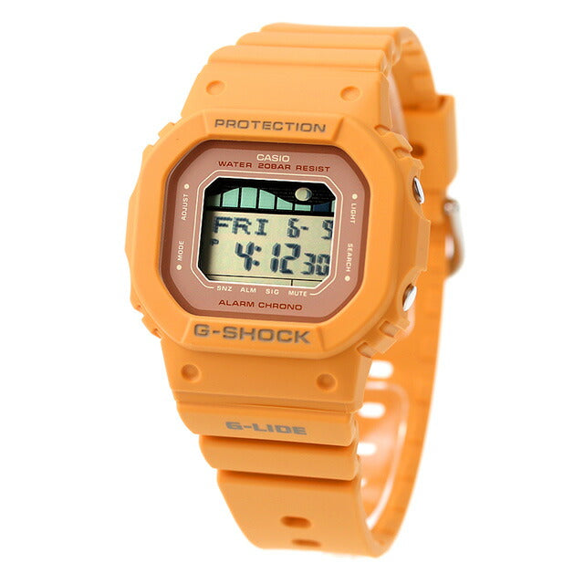 G-shock G-shock中性观看品牌Casio数字橙色男士GLX-S5600-4DR