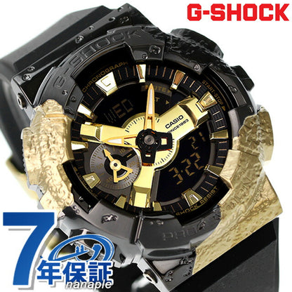 gショック ジーショック G-SHOCK クオーツ GM-114GEM-1A9 メンズ 腕時計 ブランド アナデジ ゴールド ブラック 黒 カシオ GM-114GEM-1A9DR