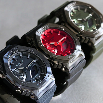 gショック ジーショック G-SHOCK GM-2100 8角形 クオーツ メンズ 腕時計 GM-2100B-3ADR グリーン ブラック カシオ CASIO