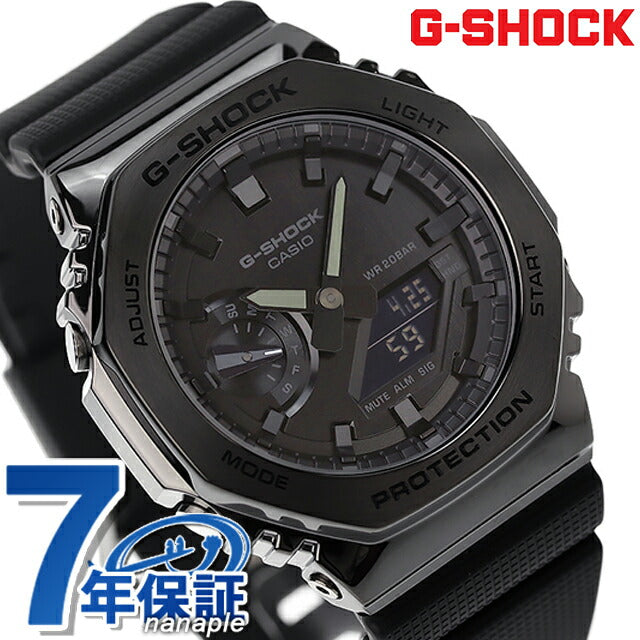 G-shock Shock G-Shock GM-2100BB-1A模拟数字2100系列男士手表Casio 卡西欧 Anadel GM-2100BB-1ADR