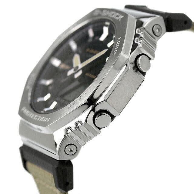 G-Shock Gee Shock g-shock Quartz GM-2100C-5A模拟数字2100男士手表品牌Anadige黑色卡其色