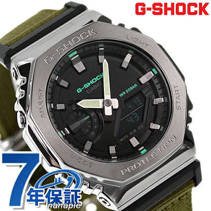 gショック ジーショック G-SHOCK クオーツ GM-2100CB-3A アナログデジタル 2100 メンズ 腕時計 ブランド アナデジ ブラック カーキ 黒 カシオ GM-2100CB-3ADR