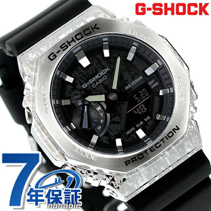 G-shock Shock G-Shock GM-2100GC-1A模拟数字2100系列男士表Casio 卡西欧 Anadigi黑色黑色GM-2100GC-1ADR