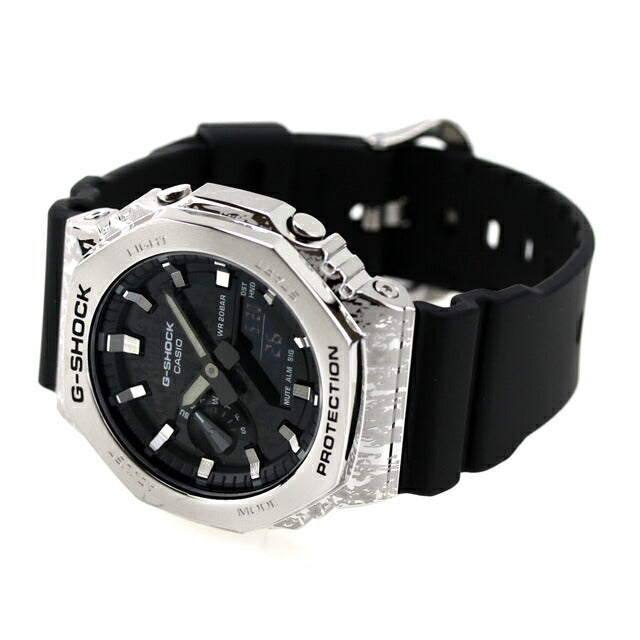 G-shock Shock G-Shock GM-2100GC-1A模拟数字2100系列男士表Casio 卡西欧 Anadigi黑色黑色GM-2100GC-1ADR