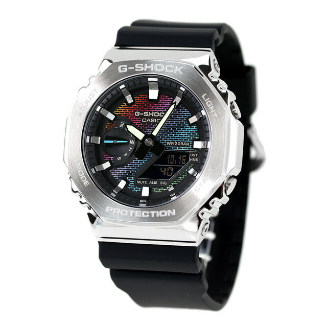 gショック ジーショック G-SHOCK クォーツ 電池式 GM-2100RW-1A アナログデジタル 2100シリーズ メンズ 腕時計 ブランド カシオ casio アナデジ マルチカラー GM-2100RW-1ADR