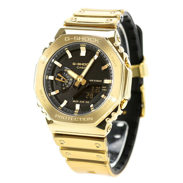 gショック ジーショック G-SHOCK クォーツ 電池式 GM-2100YMG-9A ファインメタリックシリーズ アナログデジタル 2100シリーズ メンズ 腕時計 ブランド カシオ GM-2100YMG-9ADR