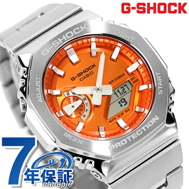 gショック ジーショック G-SHOCK クォーツ 電池式 GM-2110D-4A アナログデジタル 2100シリーズ メンズ 腕時計 ブランド カシオ casio アナデジ オレンジ GM-2110D-4ADR