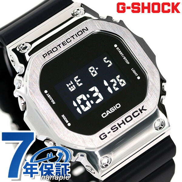 G-Shock Gee Shock G-Shock 5600男士手表品牌数字GM-5600-1DR Black Black Casio