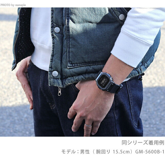 G-Shock Shock G-Shock GM-5600GC-1数字5600系列男士Watch Casio 卡西欧 数字黑色GM-5600GC-1DR