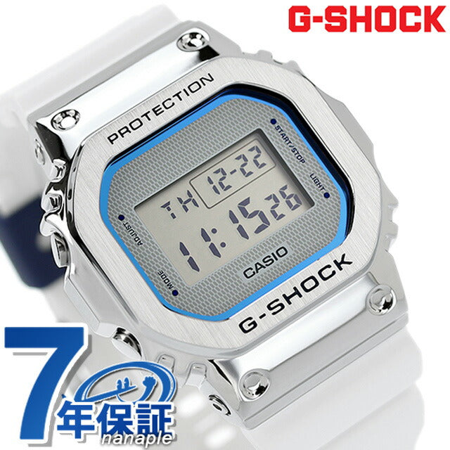 G-Shock Geah Shock g-shock gm-5600LC-7 5600男士手表品牌数字灰色白色Casio GM-5600LC-7DR