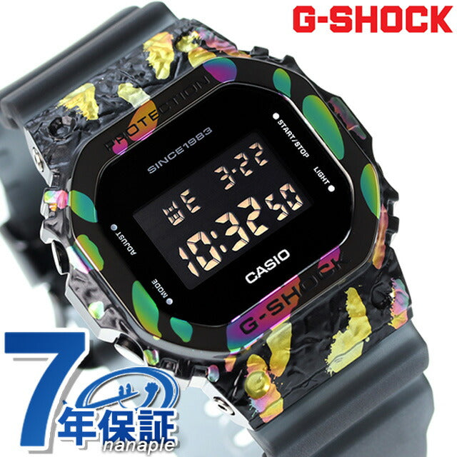 G-shock Gee Shock G-Shock Quartz GM-5640GEM-1 5600男士手表品牌数字黑色黑色骨架黑色Casio GM-5640GEM-1DR