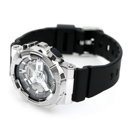 G-Shock Gee Shock G-Shock Quartz GM-S110-1A女士观看品牌Anadisy银色黑色黑色Casio GM-S110-1ADR