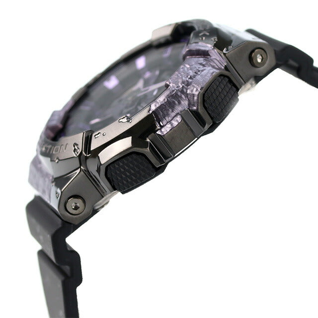 G-Shock Gee Shock G-SHOCK Quartz GM-S114GEM-1A2 Unisex Watch Brand Anadigi Black Purple Black Casio Men GM-S114GEM-1A2DR