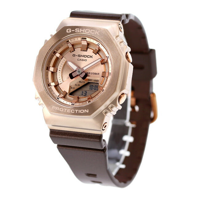 gショック ジーショック G-SHOCK GM-S2100CB-5A アナログデジタル レディース 腕時計 ブランド カシオ casio アナデジ ピンクゴールド ブラウン GM-S2100CB-5ADR