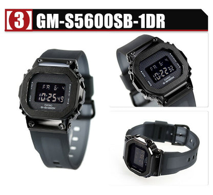 G-Shock G-Shock G-Shock男士GM-S5600 GM-S5600男士女士观看品牌Casio可选模型