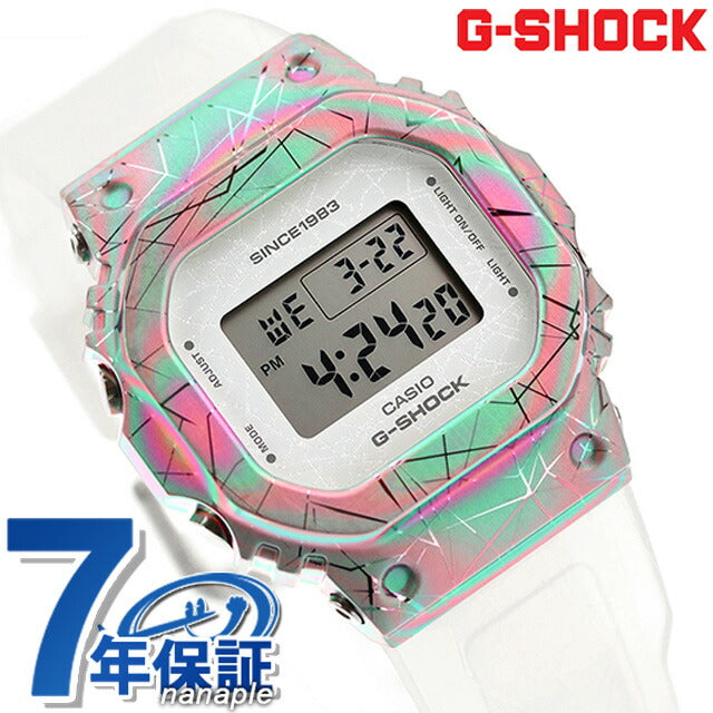 G-Shock Gee Shock G-SHOCK Quartz GM-S5640GEM-7 Unisex Watch Brand Digital Skeleton Cassio Men GM-S5640GEM-7DR