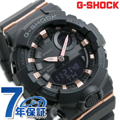 G-Shock Gee Shock Shock G-Shock海外模特男士手表品牌GMA-B800-1ADR全黑粉红色黄金Casio