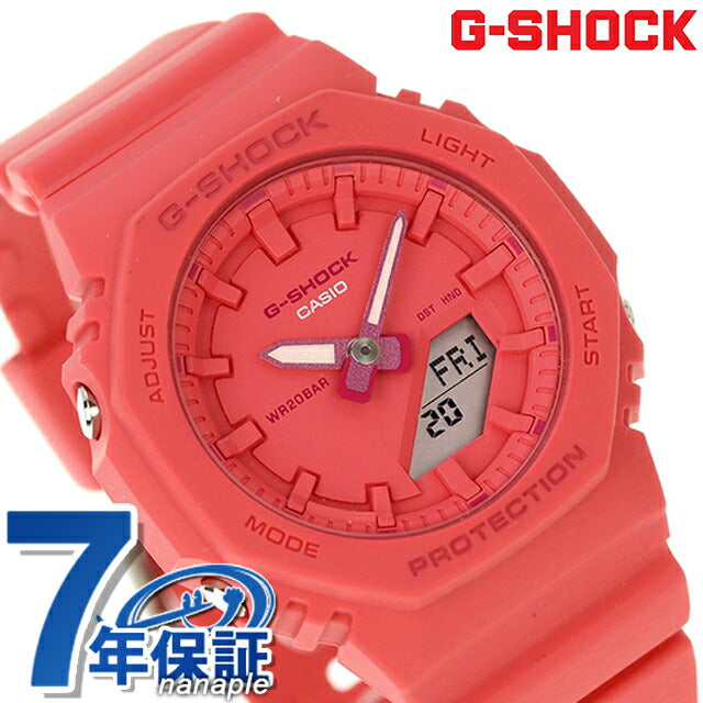 G-Shock Shock G-Shock GMA-P2100-4A模拟数字女士手表Casio 卡西欧 Anadisi Pink GMA-P2100-4Adr