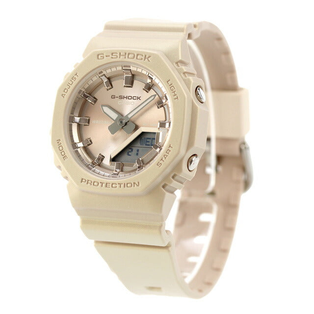 gショック ジーショック G-SHOCK クォーツ 電池式 GMA-P2100ST-9A アナログデジタル レディース 腕時計 ブランド カシオ casio アナデジ ベージュ GMA-P2100ST-9ADR