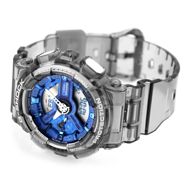 G-Shock Gee Shock G-SHOCK Overseas Model Overseas Model Unisex Watch Brand Casio Anadisy Blue Black Skeleton Black Men GMA-S110TB-8adr