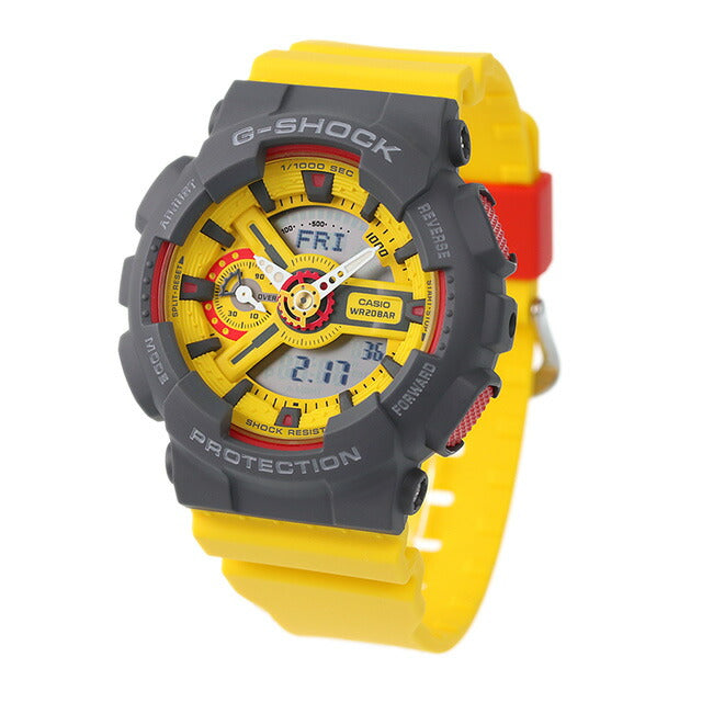 G-shock ge shock g-shock quartz gma-s110y-9a男女盖特品牌anadigi黄色casio男士gma-s110y-9adr