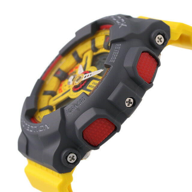 G-Shock Gee Shock G-SHOCK Quartz GMA-S110Y-9A Unisex Watch Brand Anadigi Yellow Casio Men GMA-S110Y-9ADR